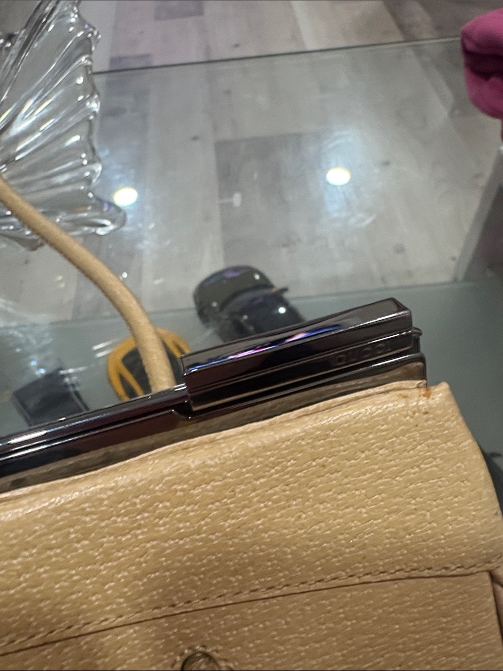 Gucci Vintage Beige Purse new - Picture 9 of 11